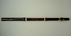 Transverse Flute, Firth, Hall &amp; Pond (American, New York), Wood, ivory, brass, American